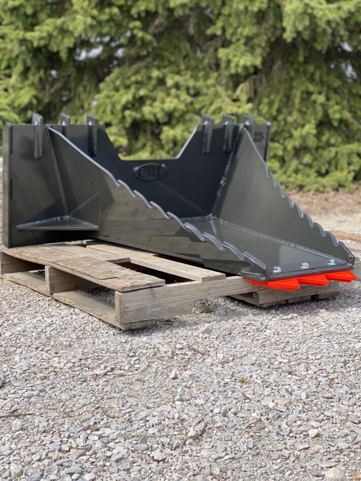 CRI Utility Tractor Stump Buckets Cold Roll Industrial