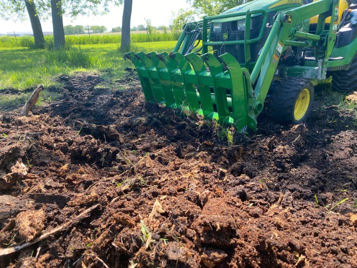 CRI CST45 John Deere Root and Debris Rake