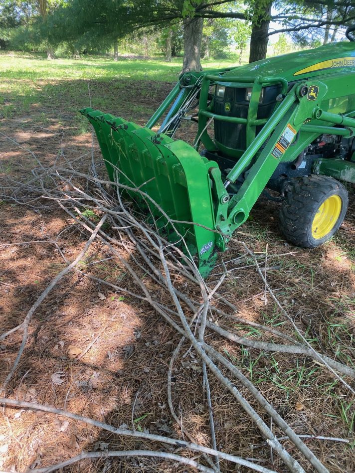 CRI CST45 John Deere Root and Debris Rake