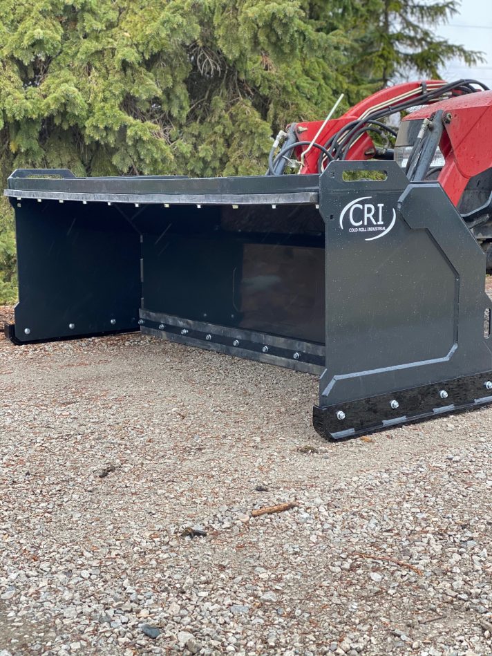 CRI 72" SSQA Gray Snow Pusher