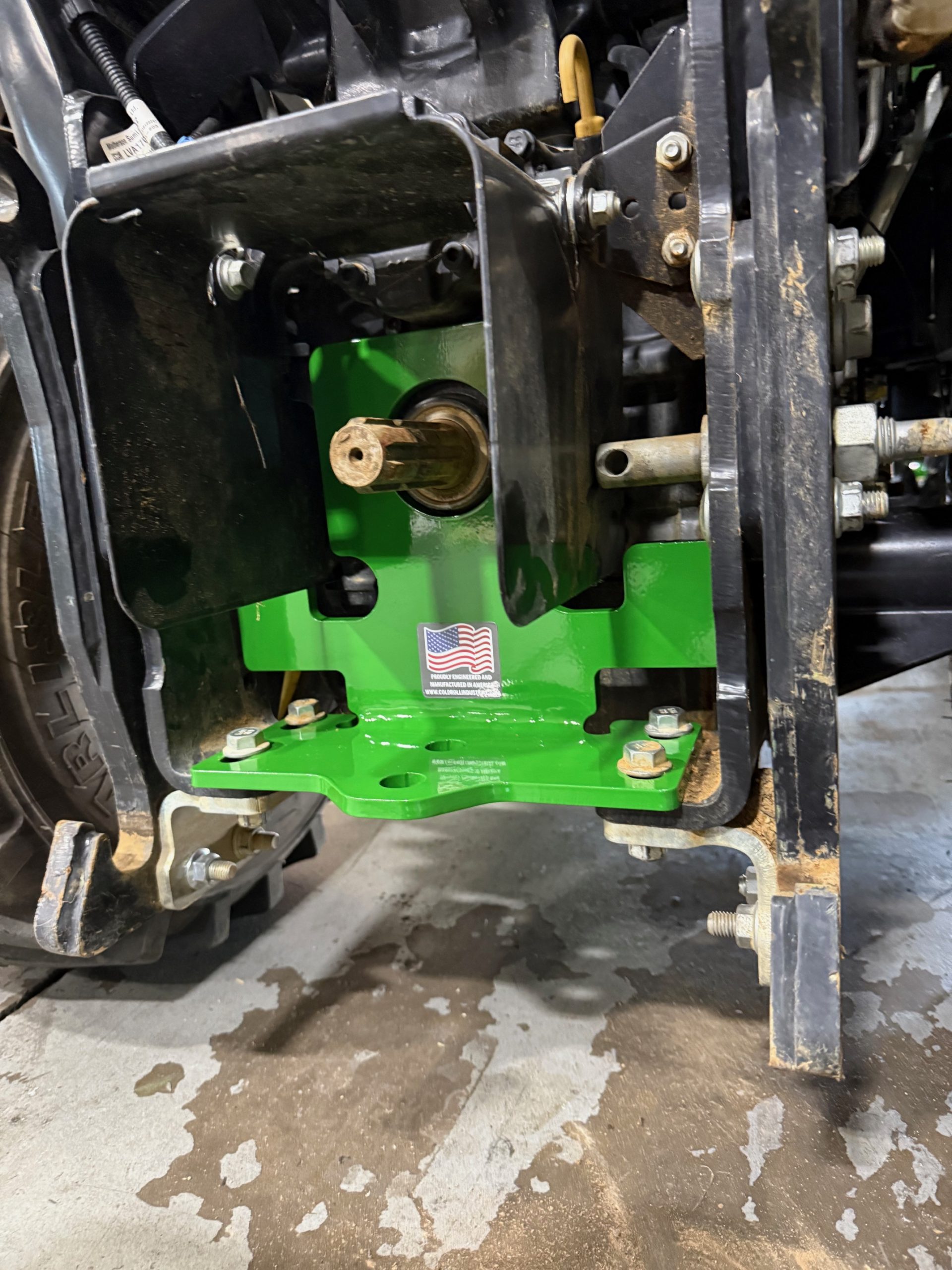 CRI 1025r Rear PTO Protection Plate